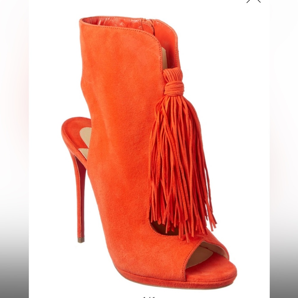 Louboutin Ottaka Suede Booties